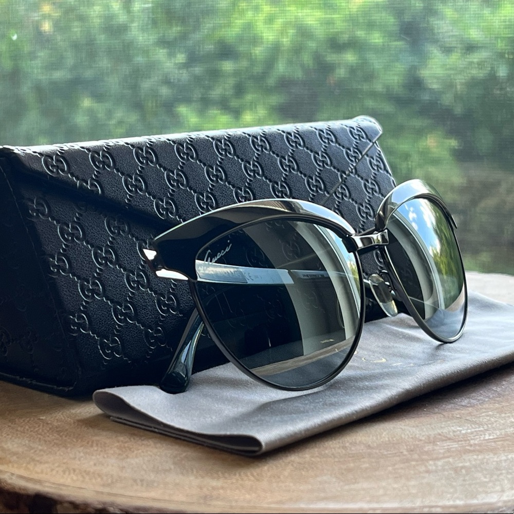 GUCCI gg 4249/s mirrored cat eye sunglasses